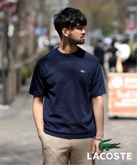 Lacoste ラコステ ワンポイントニットtシャツ Classic Fit Edifice エディフィス 公式のファッション通販 Baycrew S Store