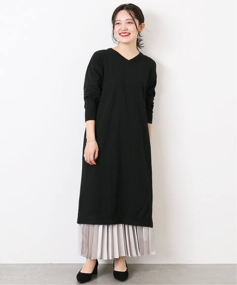 ニットワンピース プリーツスカート B C Stock ベーセーストック 公式のファッション通販 Baycrew S Store