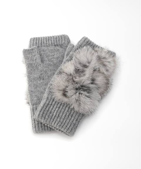 ラビットファーポンポングローブ B C Stock ベーセーストック 公式のファッション通販 Baycrew S Store