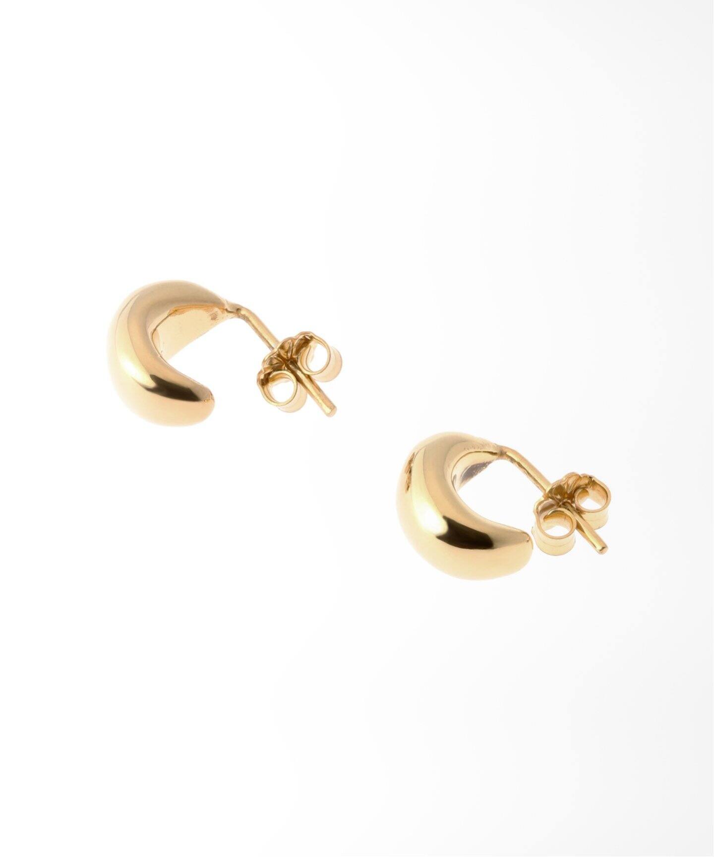 Deuxieme Classe LAVER MOONピアスGOLD DEUXIEME CLASSE LAVER GOLD HALF MOONピアス