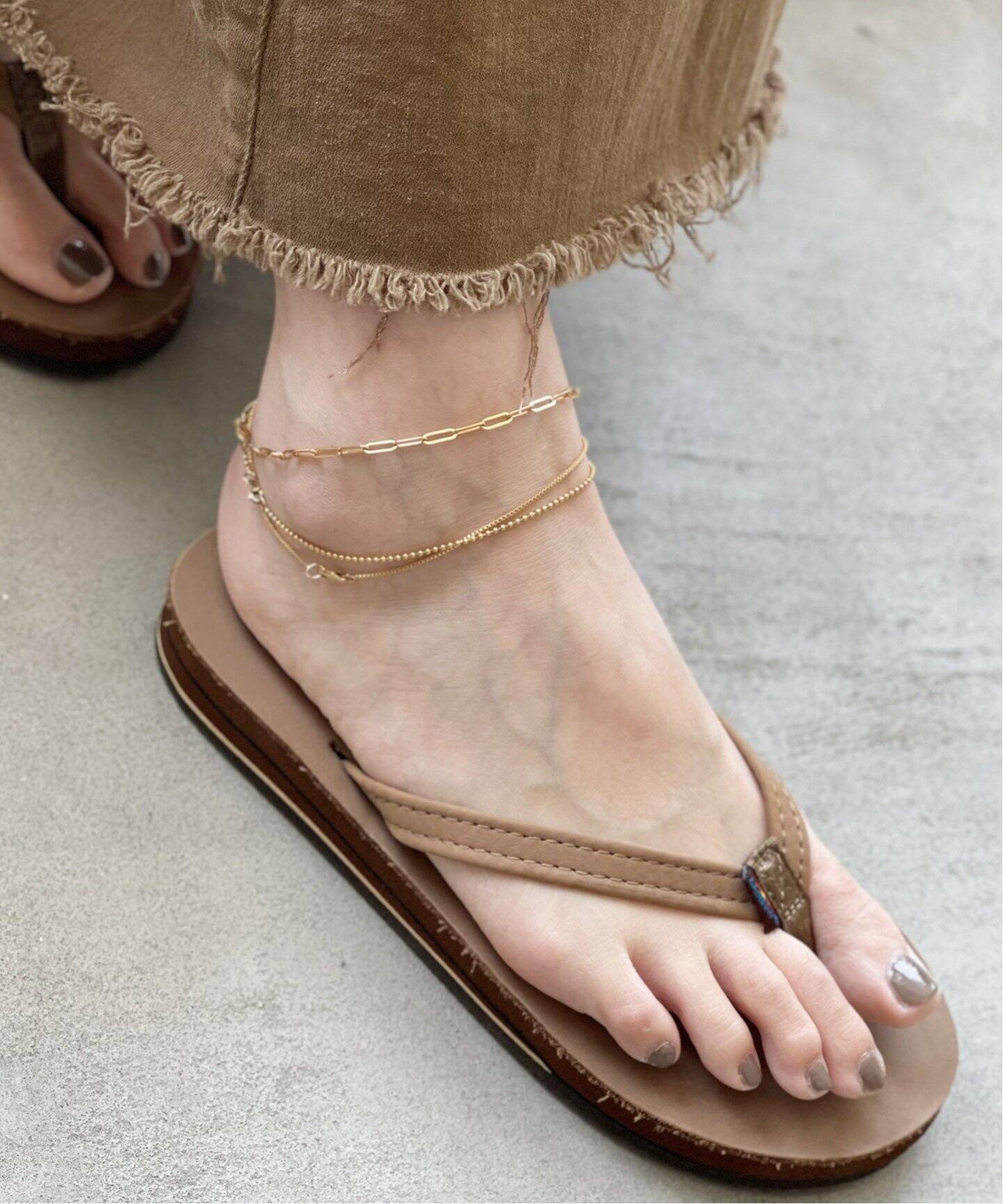 MARA MCS】Dot chain Anklet（アンクレット）｜L 