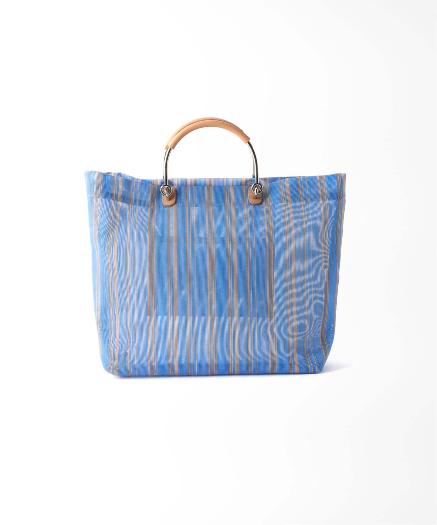 B.C STOCK ベーセーストック】ストライプメッシュトートBAG[品番