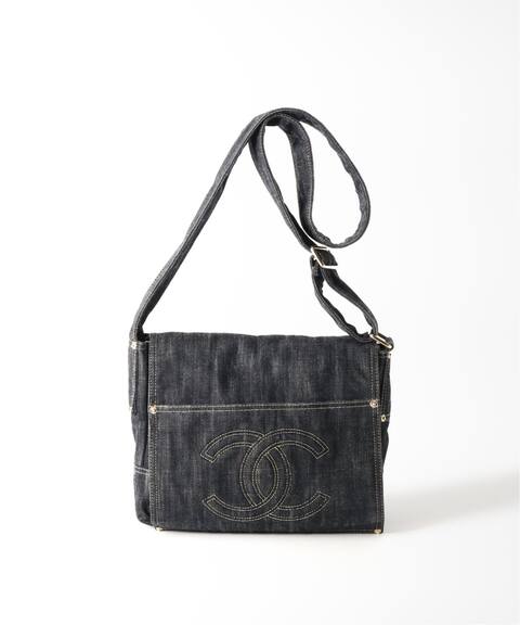 Vintage Chanel デニムショルダーバッグ Decouverte デクーヴェルト 公式のファッション通販 Baycrew S Store
