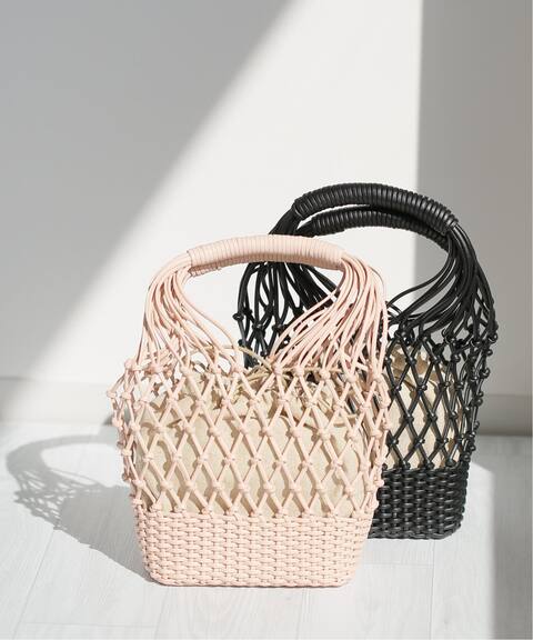 control freak コントロール フリーク puメッシュカゴハンドバッグ slobe iena スローブ イエナ 公式のファッション通販 20092913004810 baycrew s store