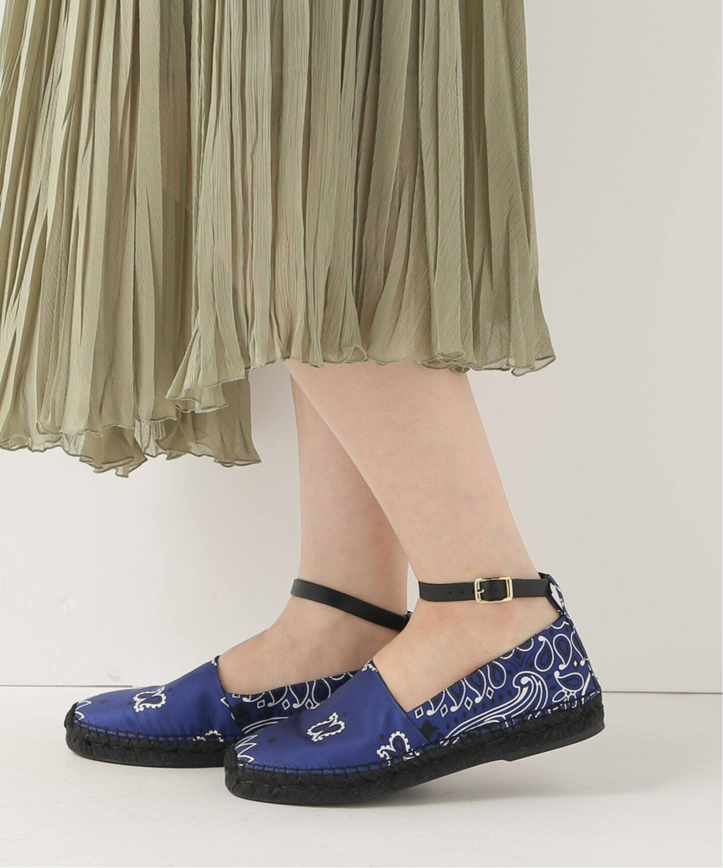 manipuri エスパドリーユサンダル ペイズリー ジュート｜レディース 