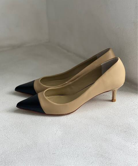 Tsuru By Mariko Oikawa バイカラー5cmヒールパンプス Noble ノーブル 公式のファッション通販 Baycrew S Store