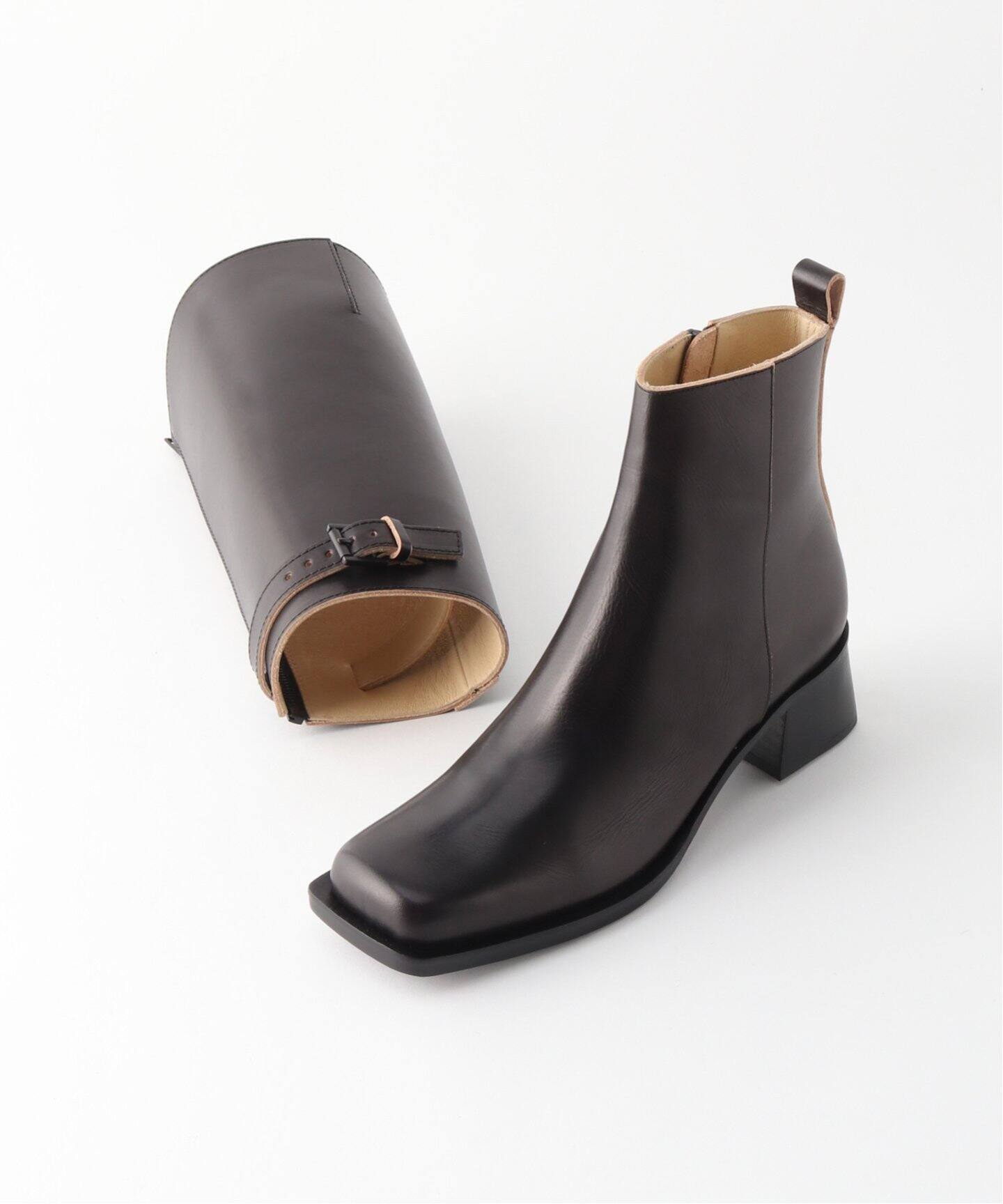 MAISON EUREKA/メゾン・エウレカ】CHUNKY SQUARE 2WAY JOCKEY BOOTS  