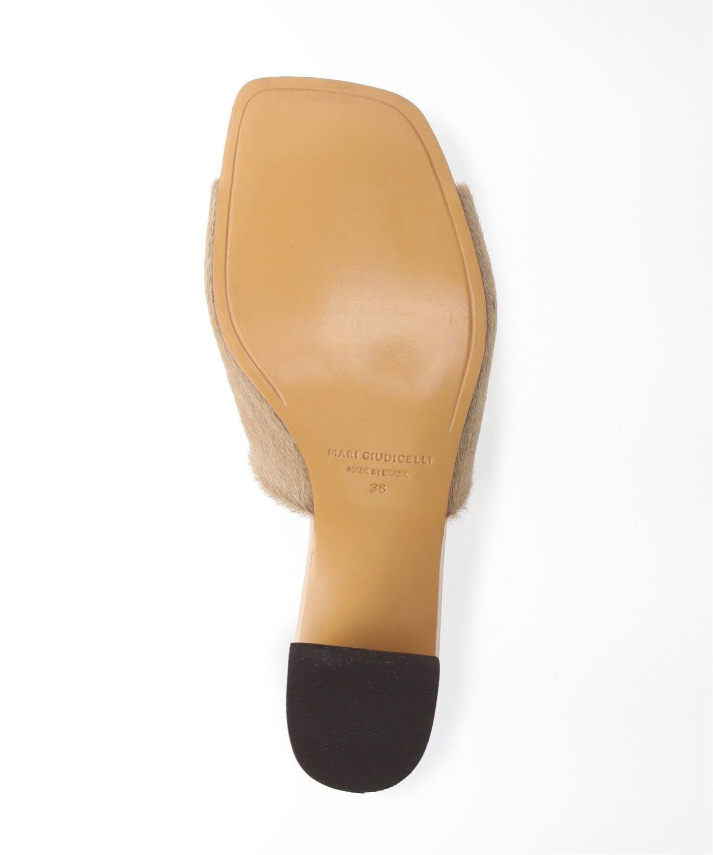 マリジウディセリ MARI GIUDICELLI1回着 でまわっ 型押しミュール 30日迄 