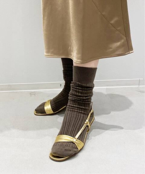 Michel Vivien ミッシェルヴィヴィアン 4cm Gold Sandal L Appartement アパルトモン 公式のファッション通販 Baycrew S Store