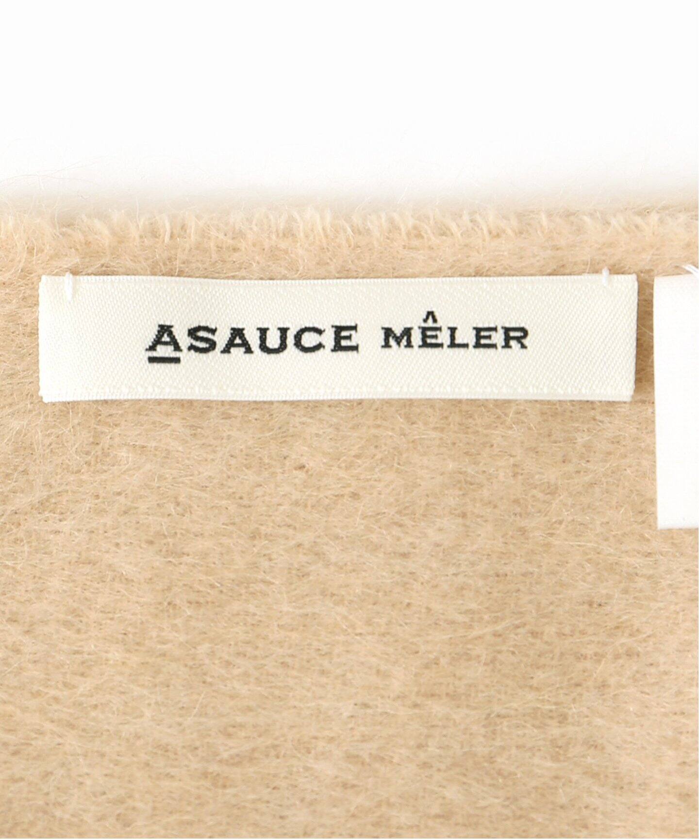 ASAUCE MELER/アソースメレ】ベビーキャメルスエードフリンジストール