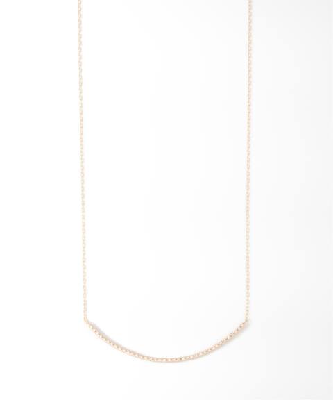 スリムダイヤラインネックレス K10 Lilas リラ 公式のファッション通販 Baycrew S Store