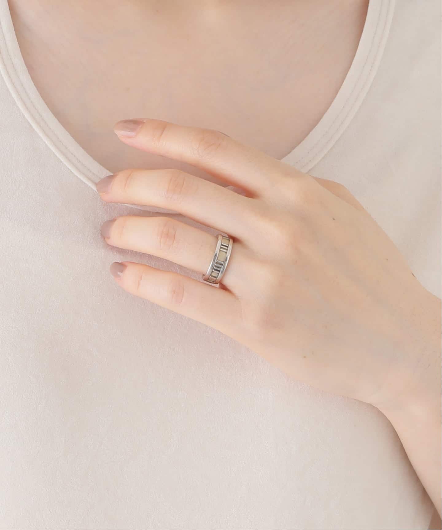 VINTAGE TIFFANY&Co./ティファニー】atlas ring（リング