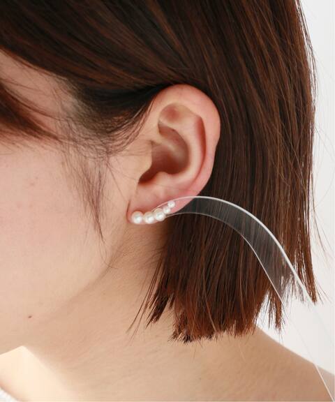 5ピースグラデーションパールピアス K10 Lilas リラ 公式のファッション通販 Baycrew S Store