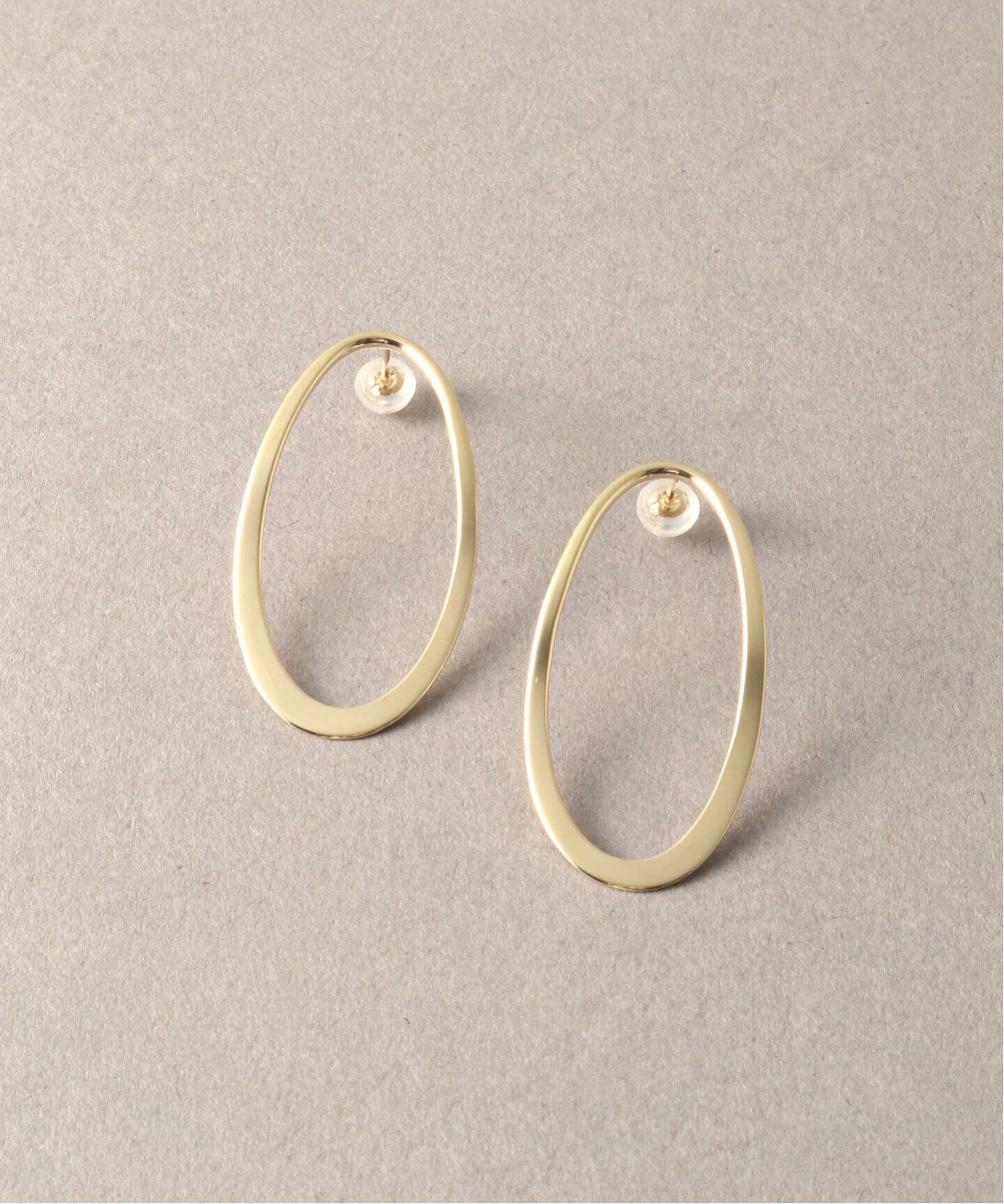 ニュアンスカーブピアス K10（ピアス（両耳用））｜Lilas（リラ