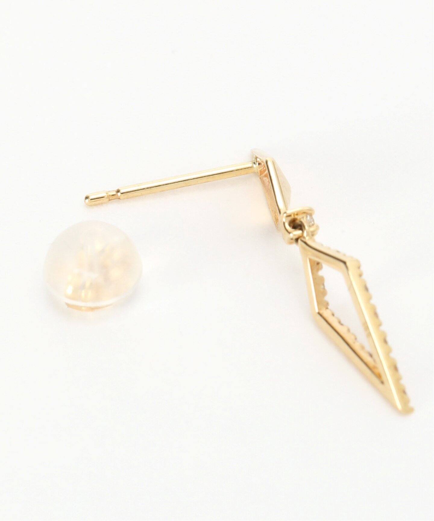 コンパスダイヤピアス K10（ピアス（両耳用））｜Lilas（リラ）の通販 