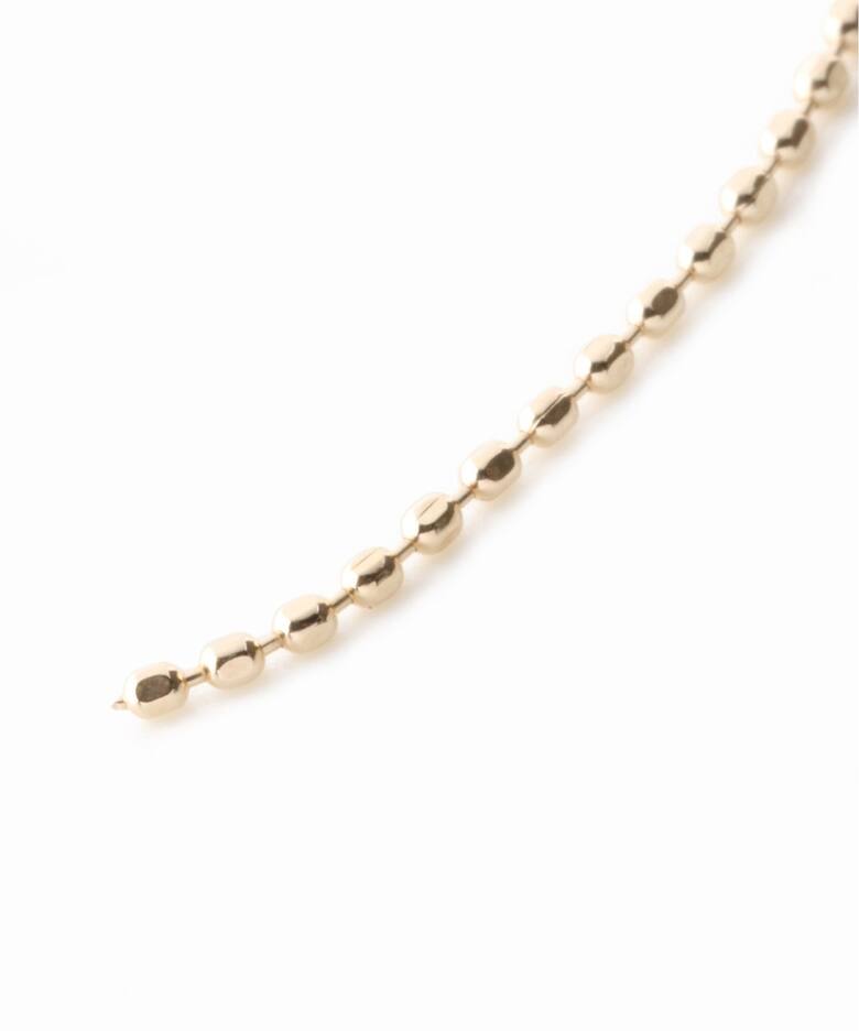 カットボールチェーンピアスキャッチ K10（チャーム）｜Lilas（リラ 