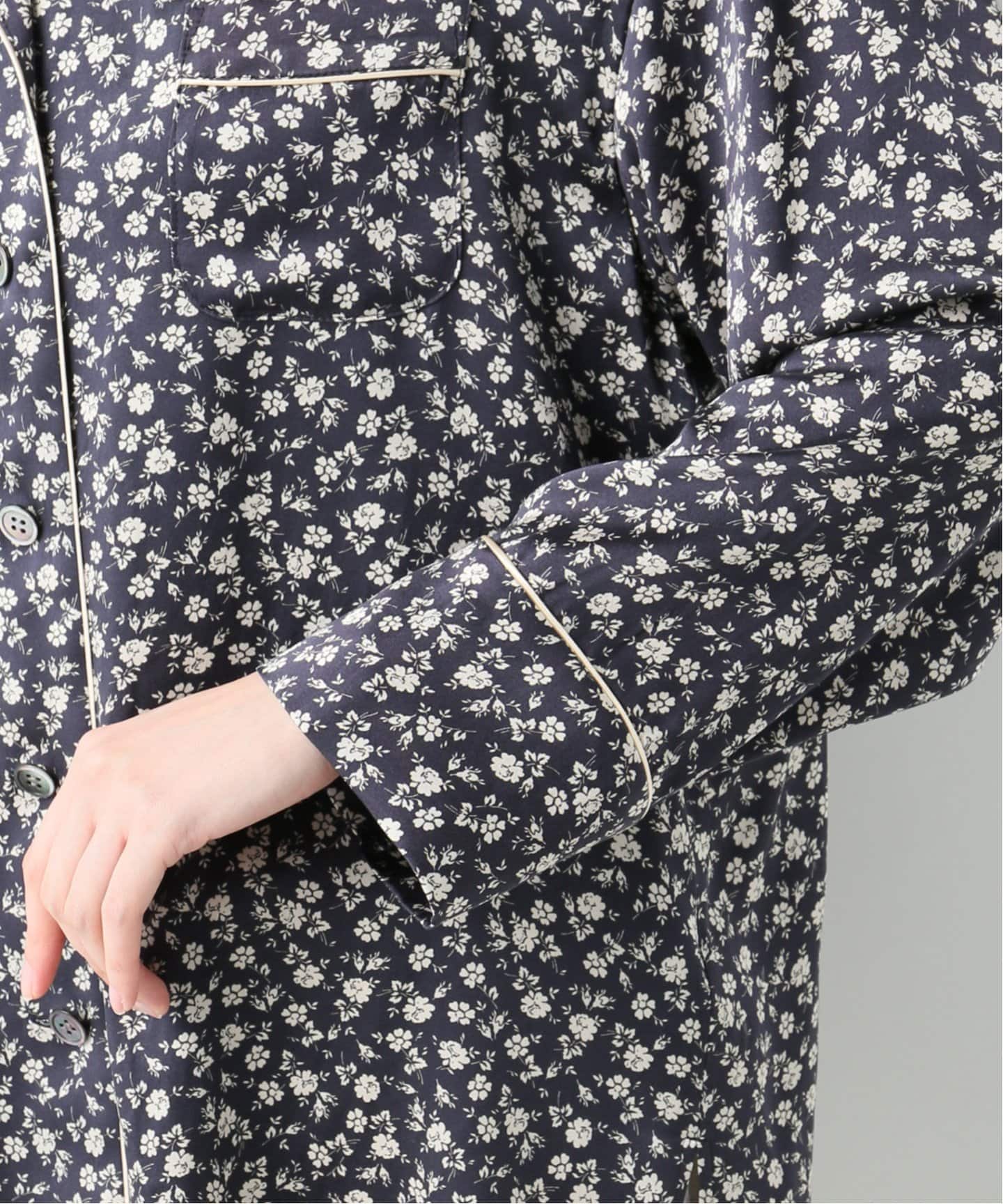 シルクフラワープリント パジャマシャツ<2020SS>|EMILY WEEK シルクフラワープリント パジャマシャツ<2020SS>|EMILY WEEK