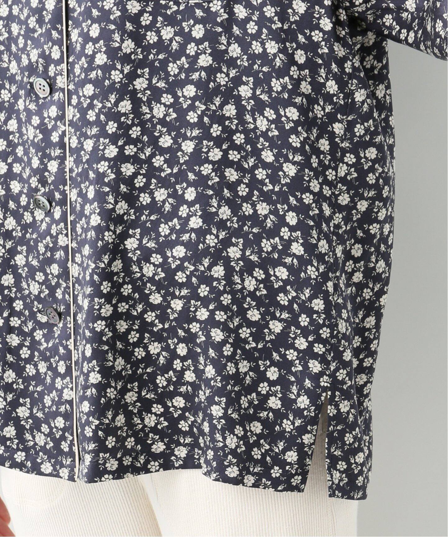 シルクフラワープリント パジャマシャツ<2020SS>|EMILY WEEK シルクフラワープリント パジャマシャツ<2020SS>|EMILY WEEK