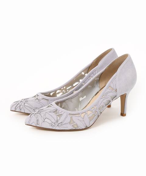 7cmフラワーカットワークパンプス Le Talon ル タロン 公式のファッション通販 Baycrew S Store