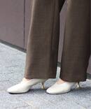 GRISE 5.5cmレザーハイバンプパンプス◆