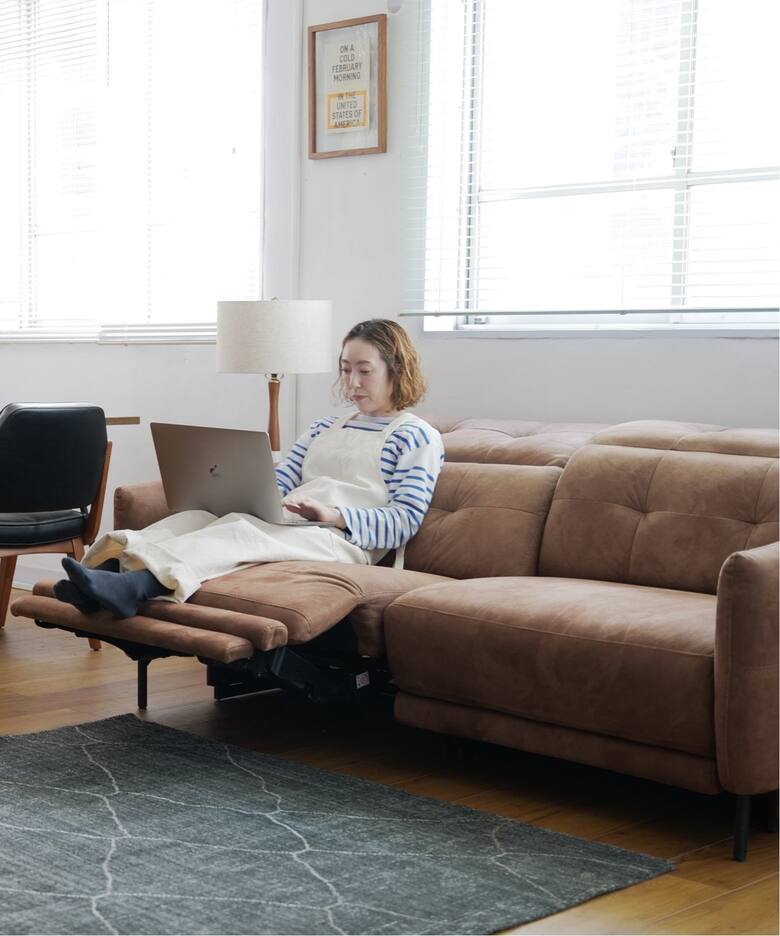 大型商品》SHEFFIELD RECLINING SOFA ブラウン シェフィールド 電動  