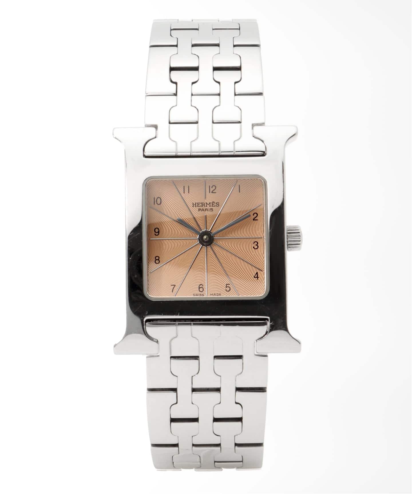 HERMES H Watch Pink dial（ヴィンテージ）｜HIROB（ヒロブ）の