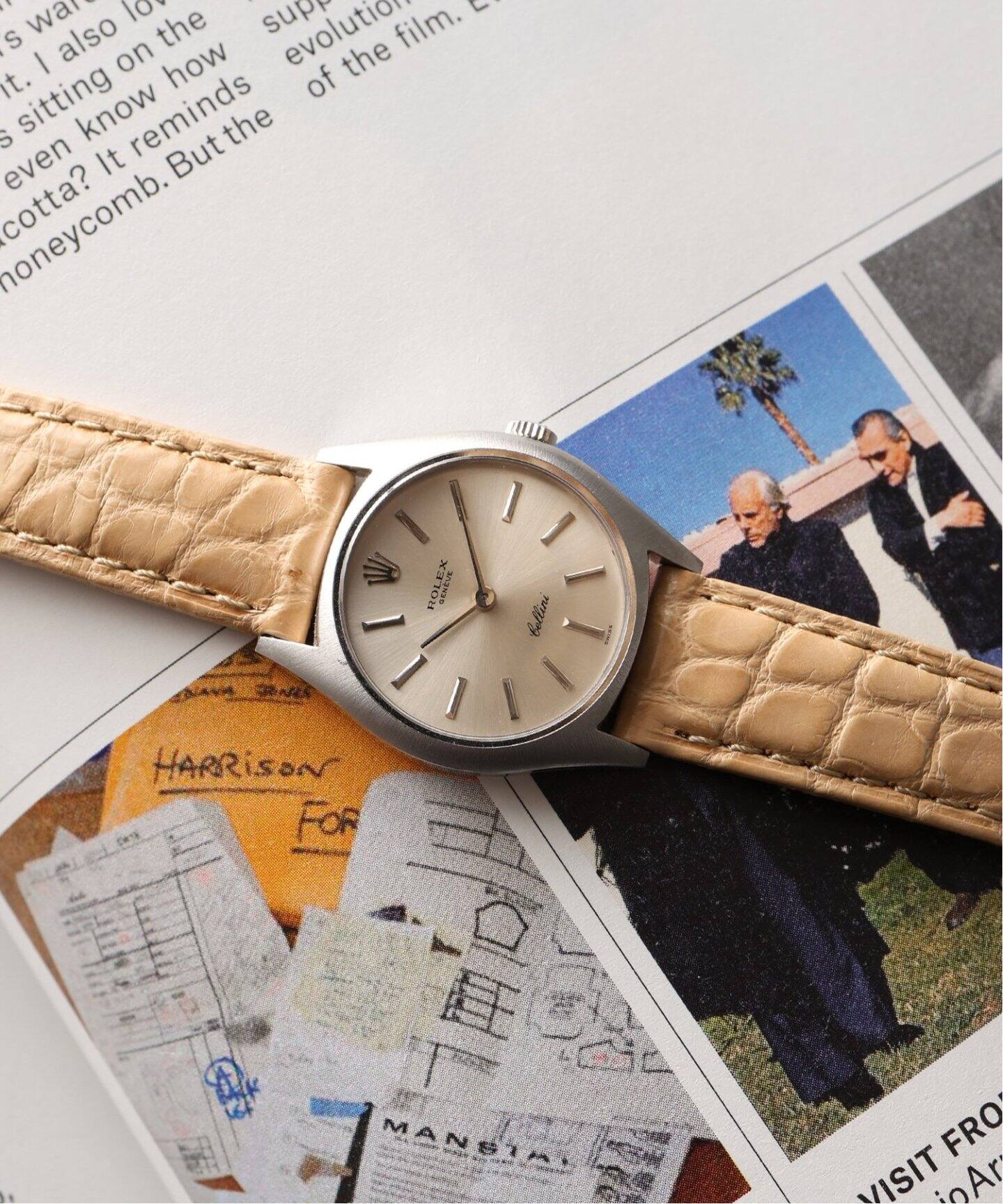 ROLEX/ロレックス】Cellini round type 18kwg【ウォッチ  