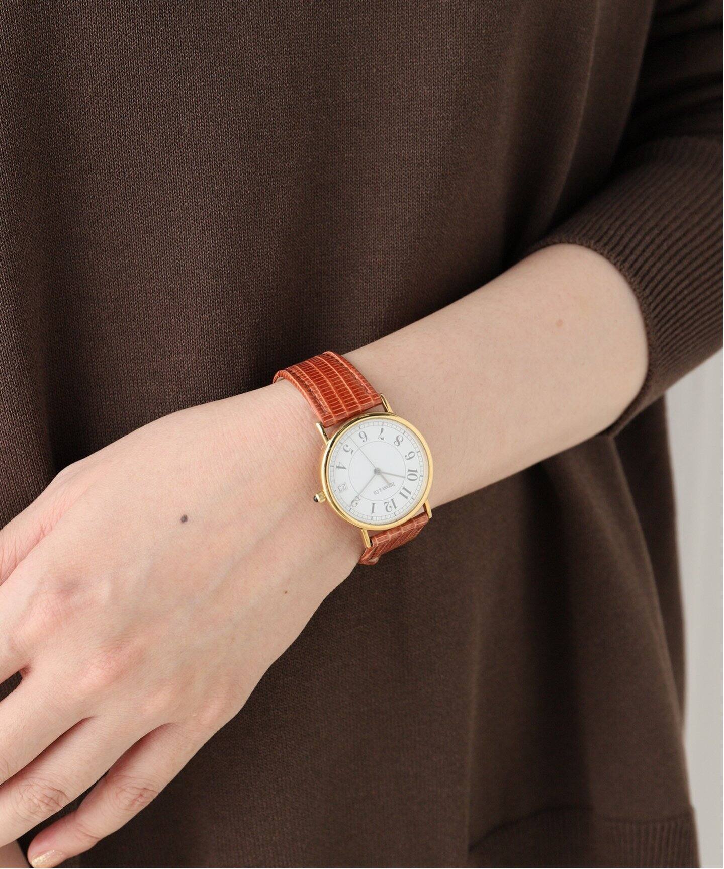 TIFFANY / ティファニー】クラシックLM ラウンド オールアラビア 18K  