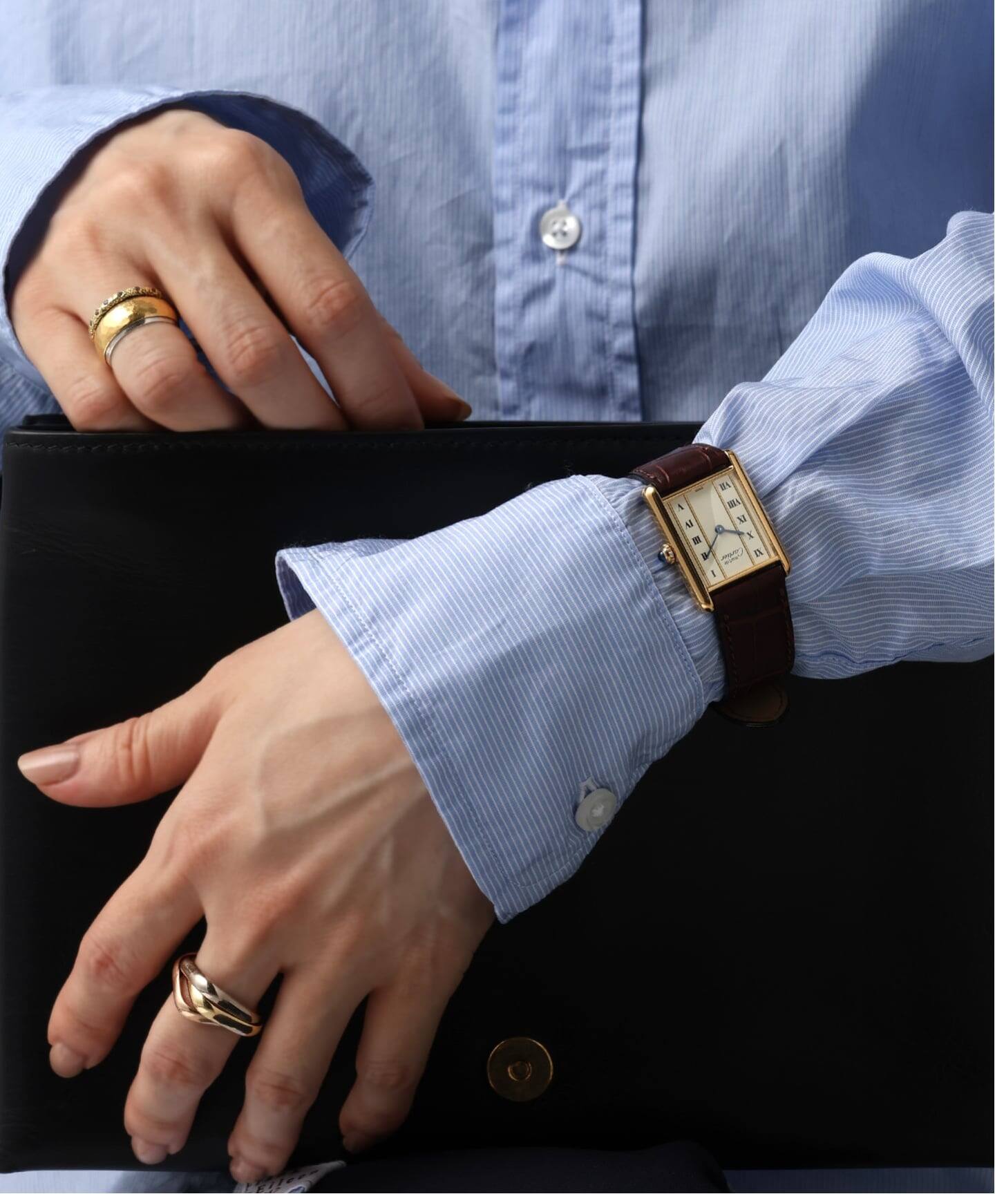 Cartier / カルティエ】must de Cartier Tank LM Vertical roman