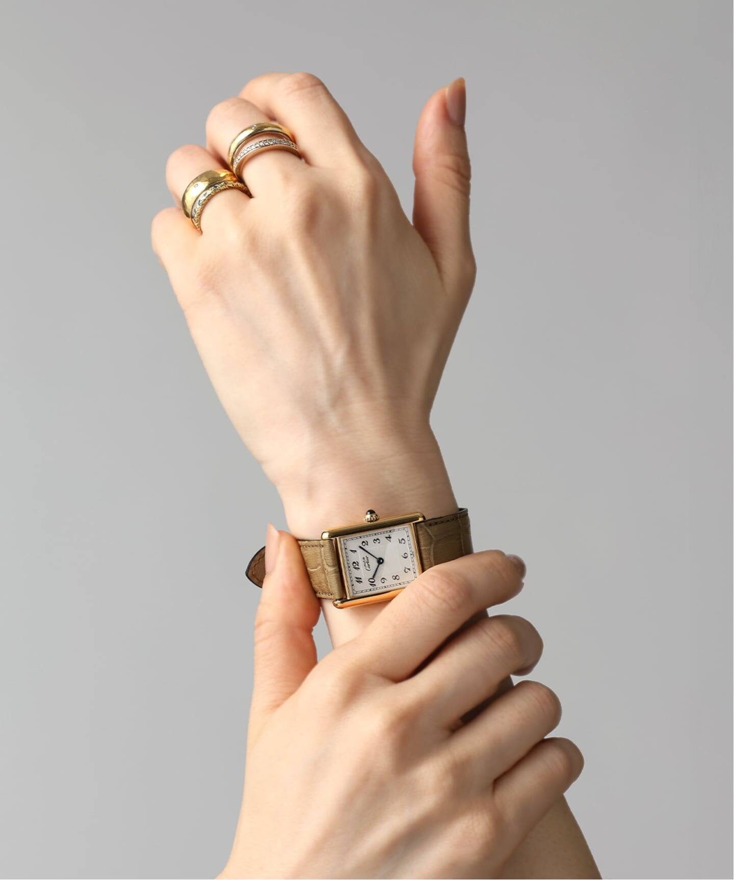 Cartier / カルティエ】must de Cartier Tank LM All arabic