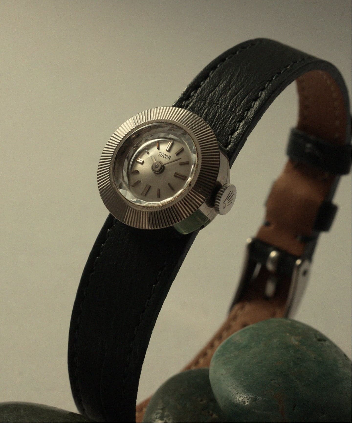 TUDOR   カメレオン  18K WG TUDOR Chameleon Type / Milled edge Cut glass 18K WG（ヴィンテージ