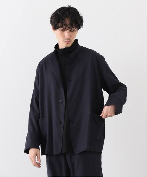 Comoli コモリ ウールフラノスタンドカラージャケット Edifice エディフィス 公式のファッション通販 Baycrew S Store