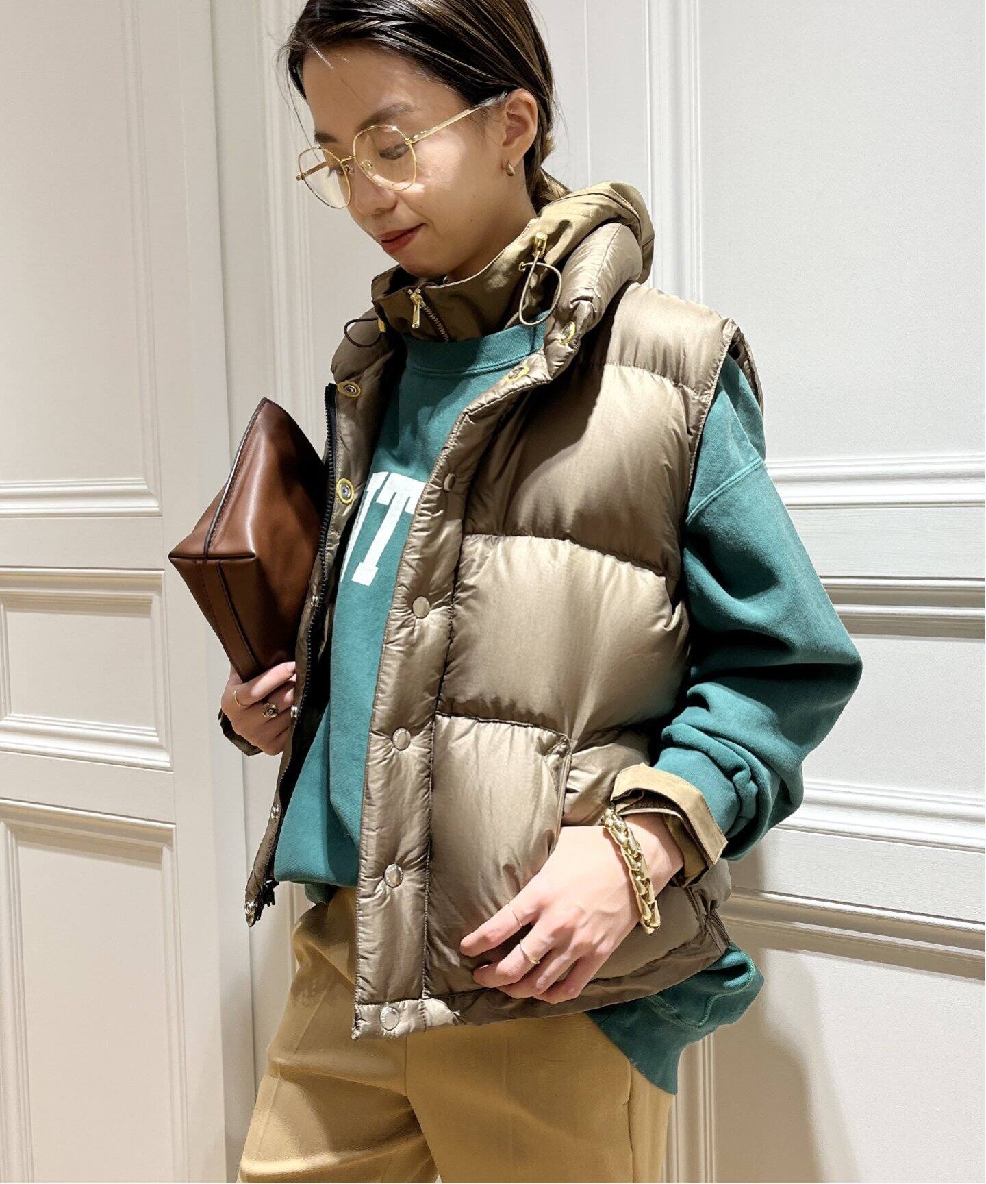 CRESCENT DOWN WORKS/クレセントダウンワークス】 ダウンベスト 