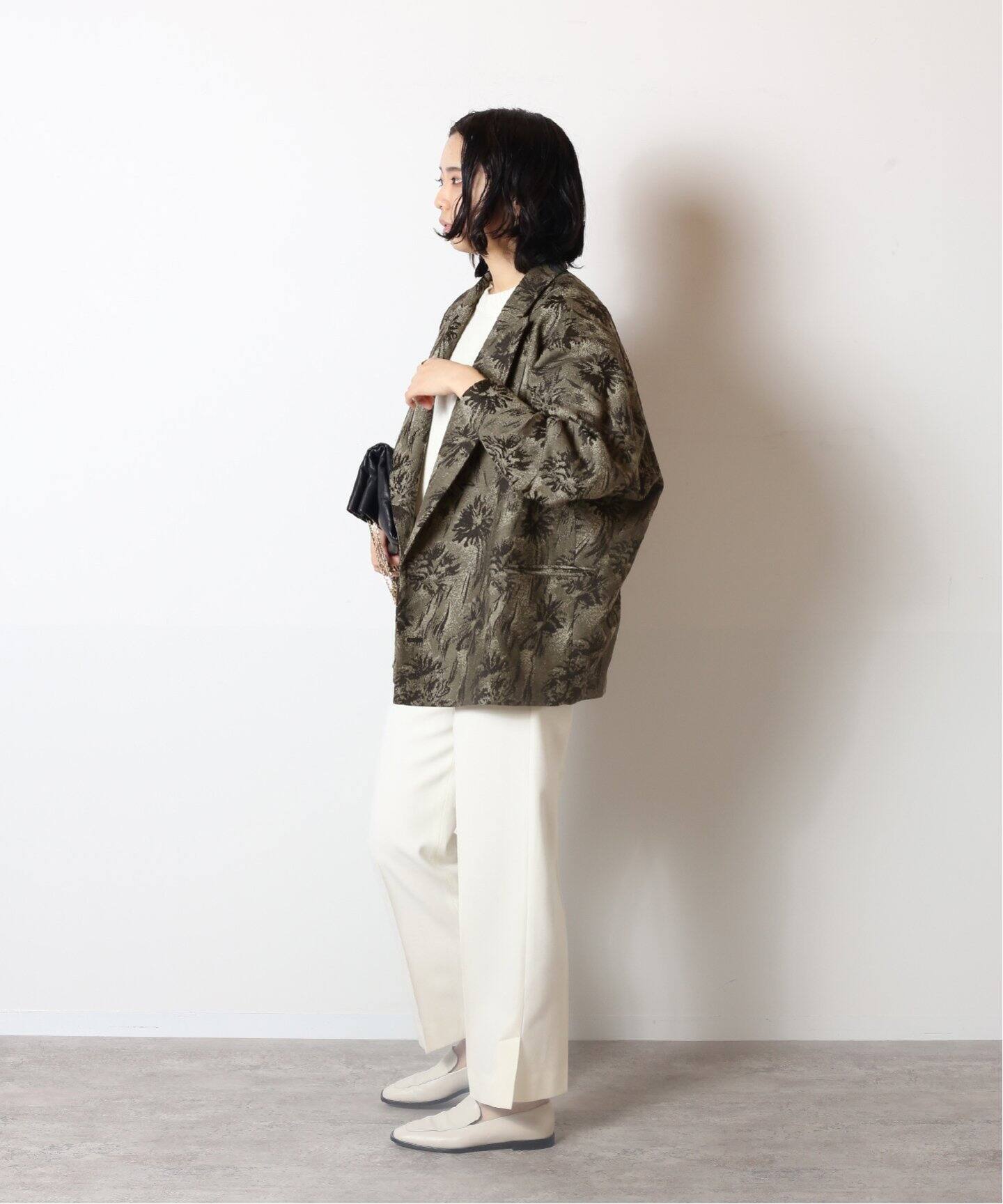 MIOSMOKEY/ミオズモーキー】ジャガードオーバーサイズジャケット  