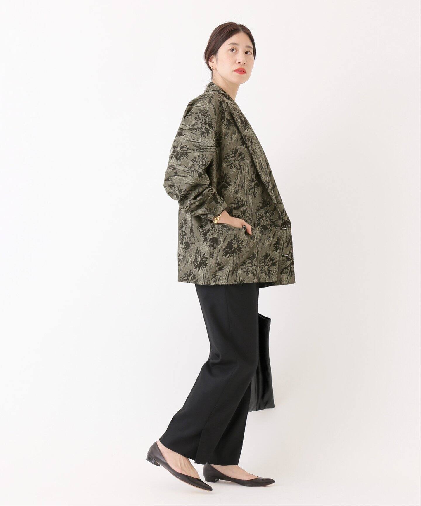 MIOSMOKEY/ミオズモーキー】ジャガードオーバーサイズジャケット  