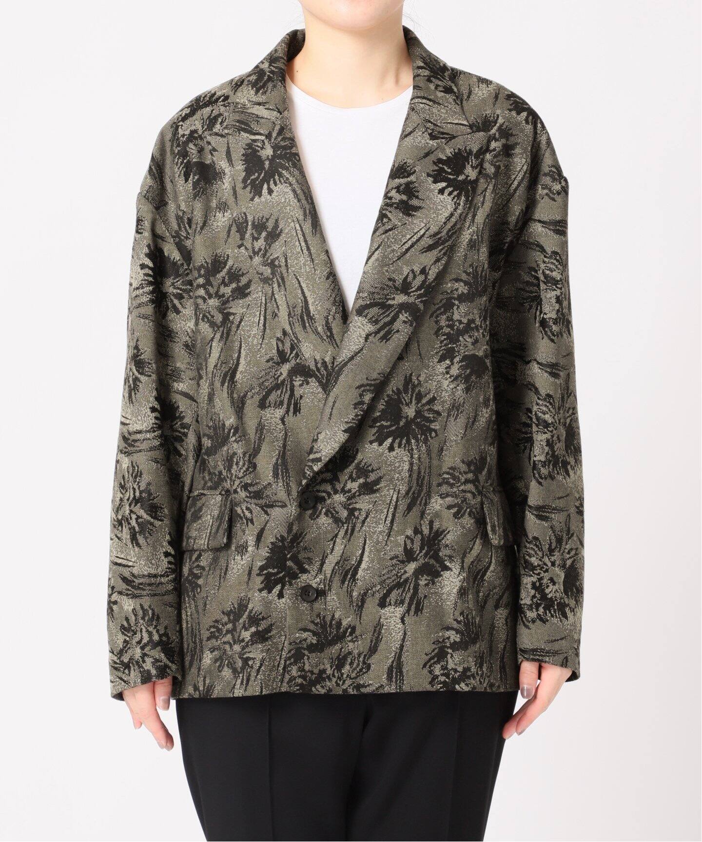 MIOSMOKEY/ミオズモーキー】ジャガードオーバーサイズジャケット  