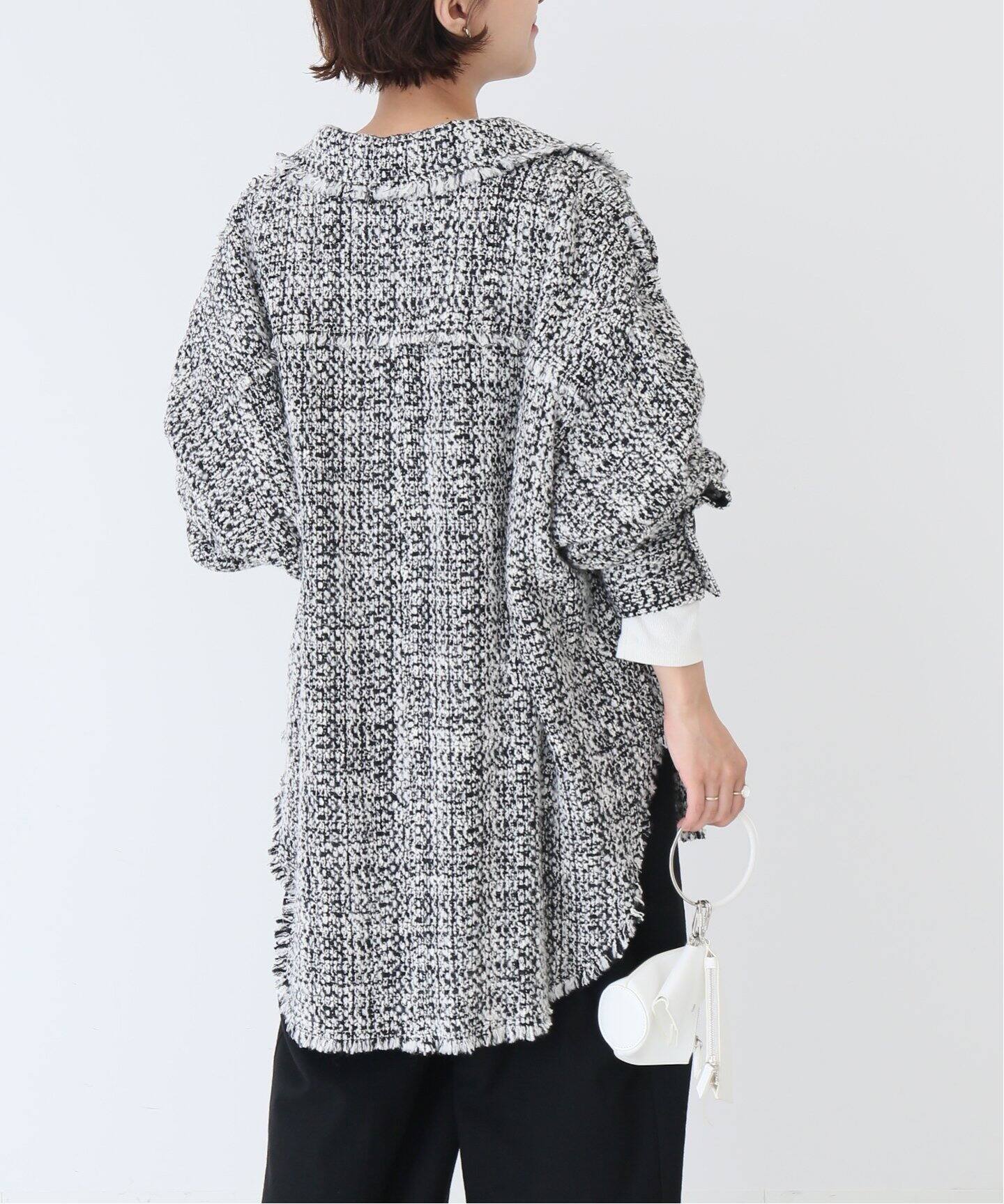 ロービングウールツイードブルゾン◇（その他ブルゾン／アウター  