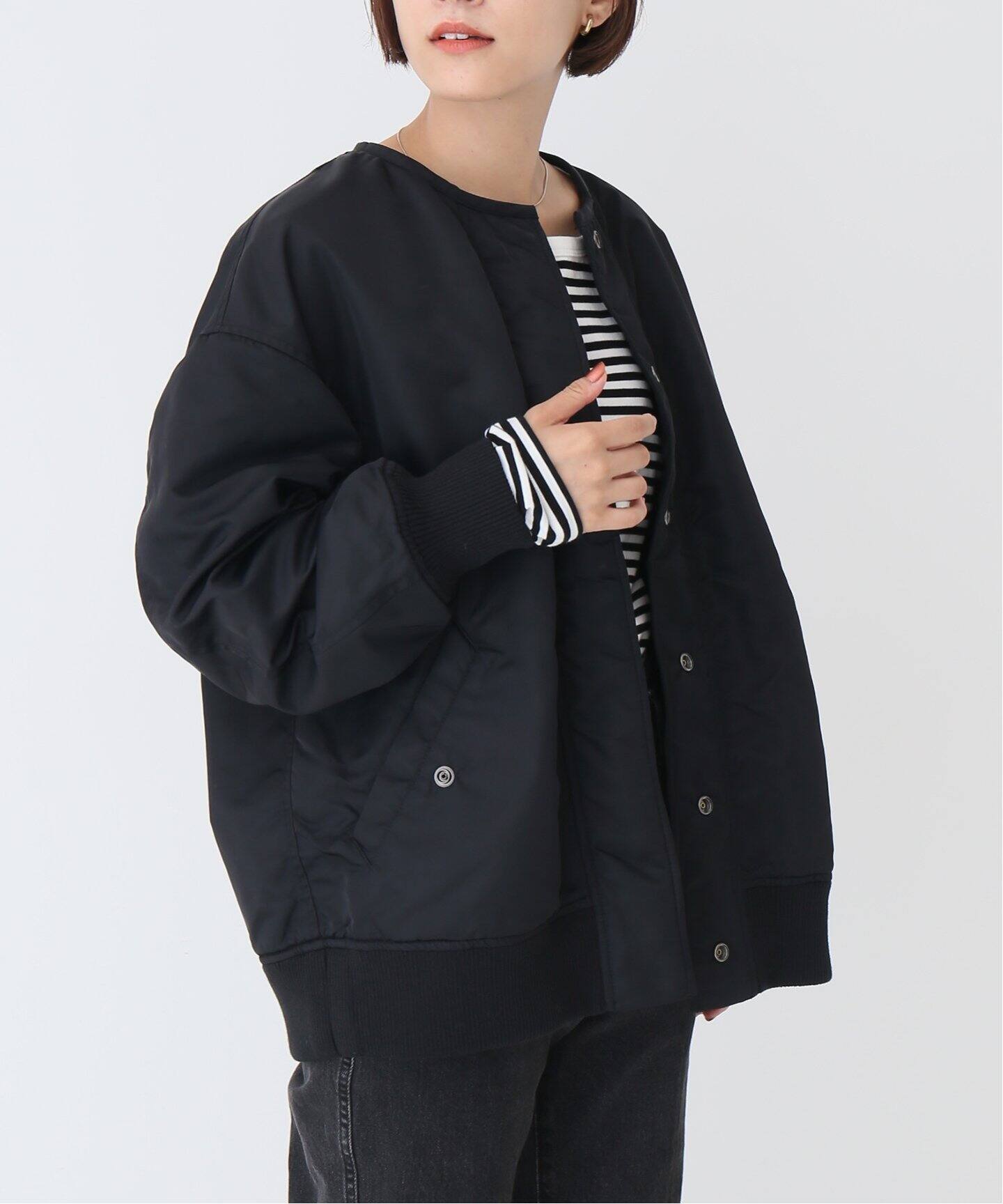 フリース*MA-1リバーシブルブルゾン◇（その他ブルゾン／アウター  