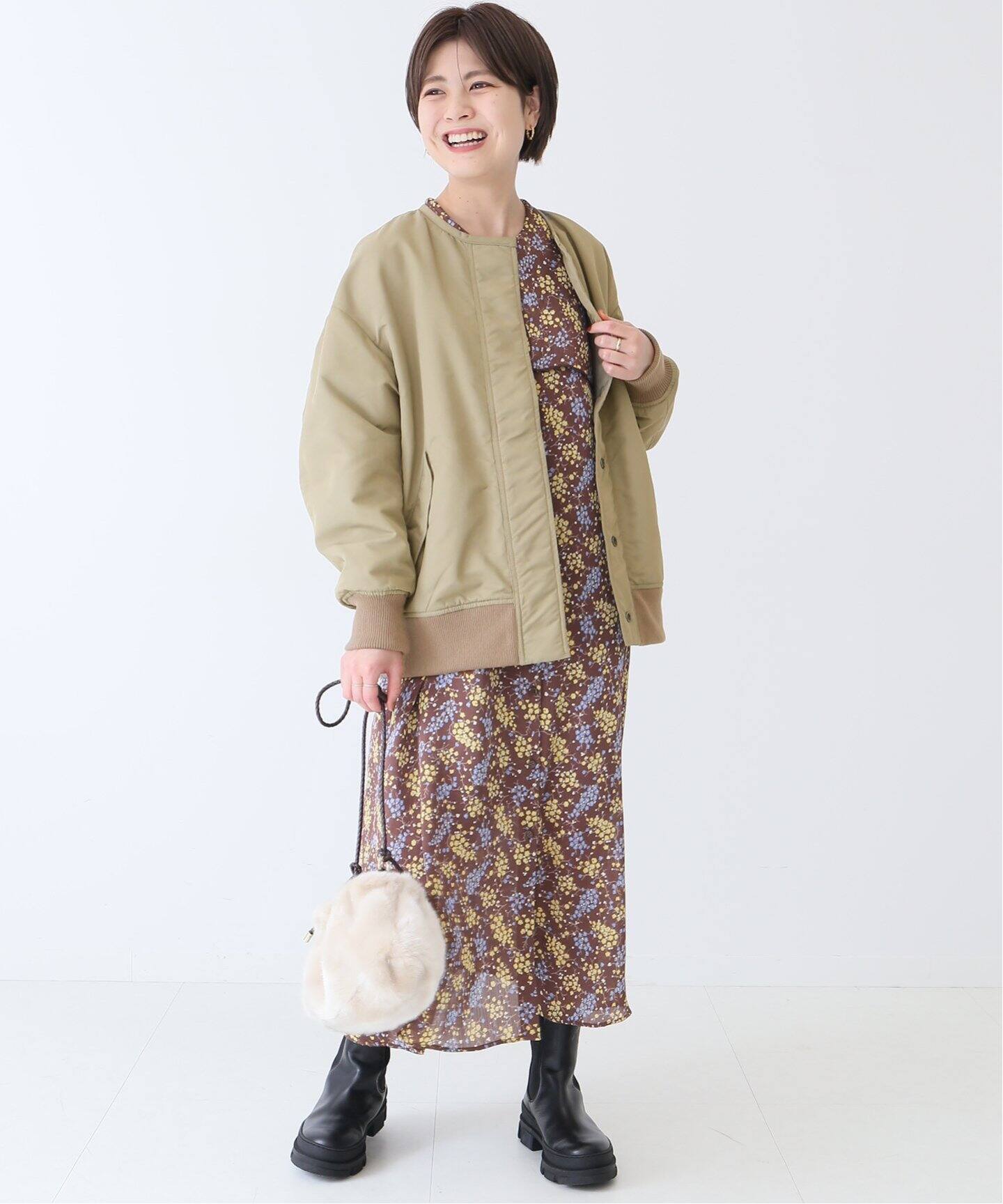 フリース*MA-1リバーシブルブルゾン◇（その他ブルゾン／アウター  