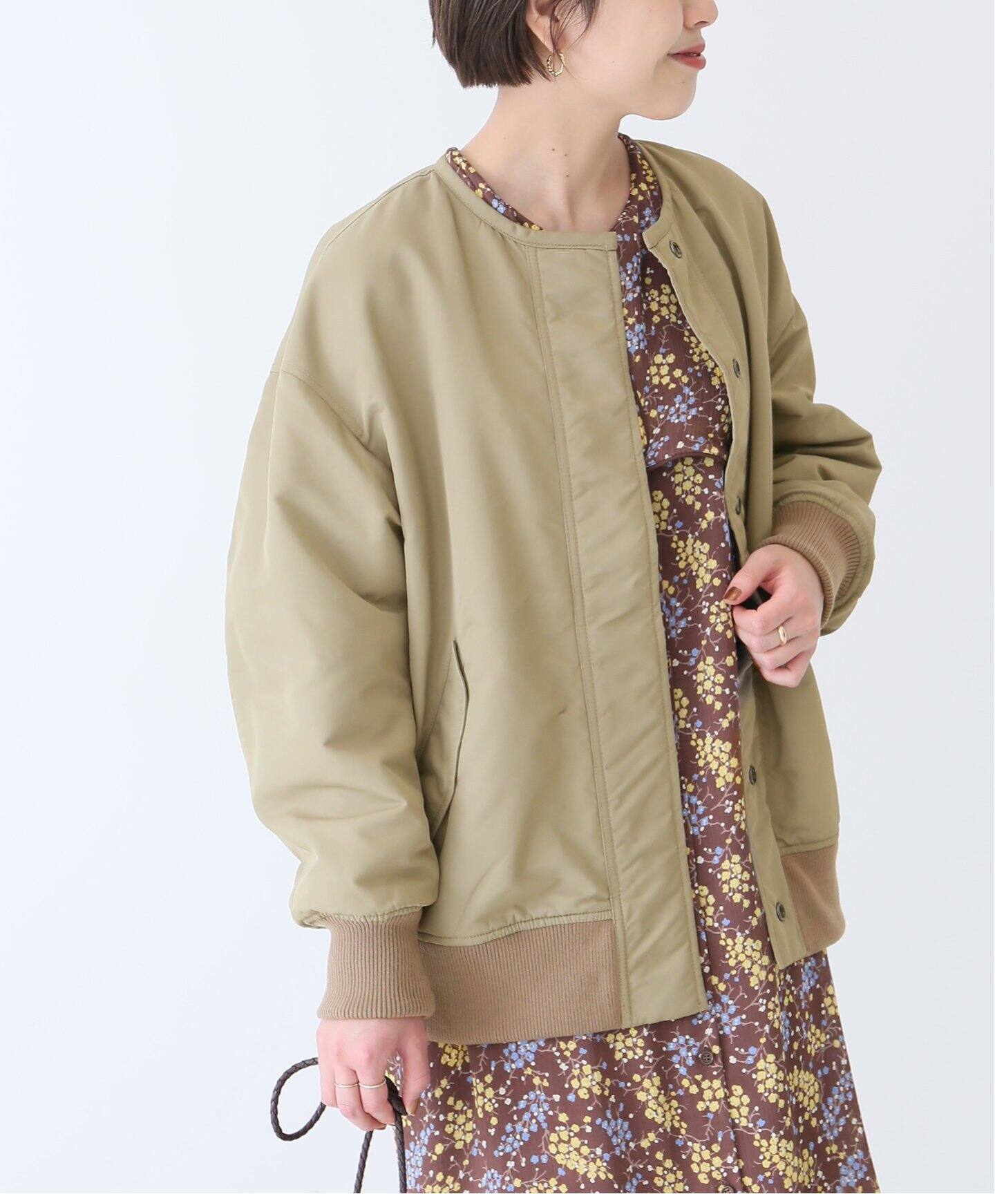 フリース*MA-1リバーシブルブルゾン◇（その他ブルゾン／アウター  