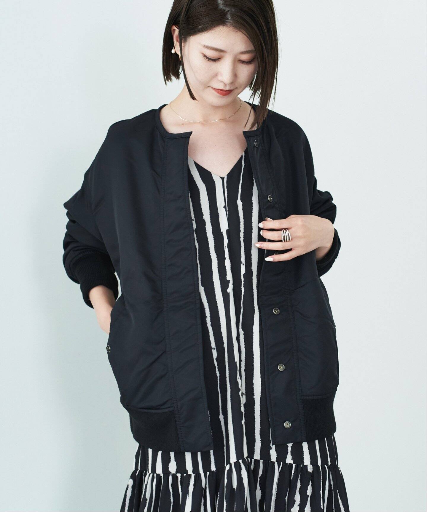 フリース*MA-1リバーシブルブルゾン◇（その他ブルゾン／アウター  