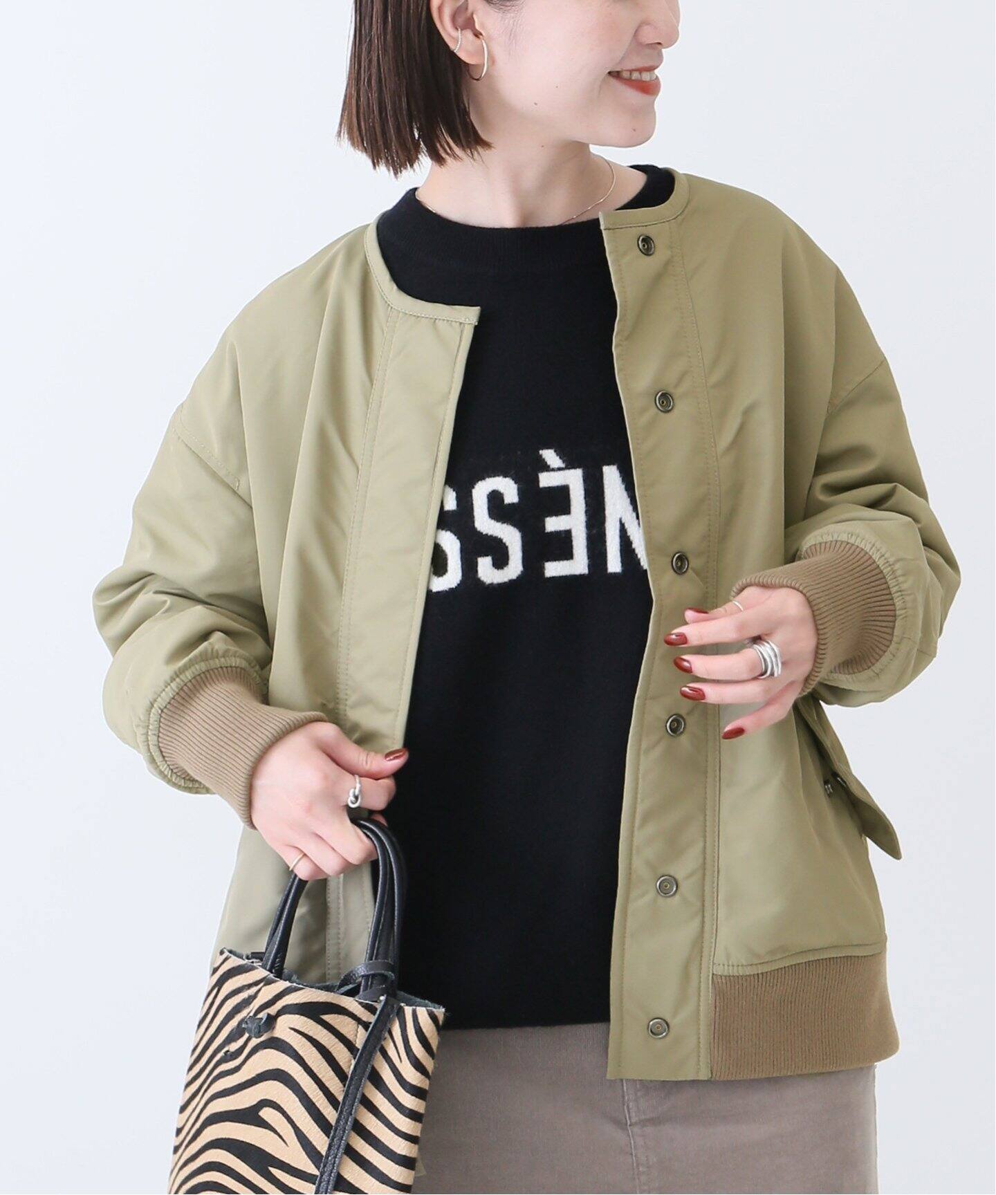 フリース*MA-1リバーシブルブルゾン◇（その他ブルゾン／アウター  