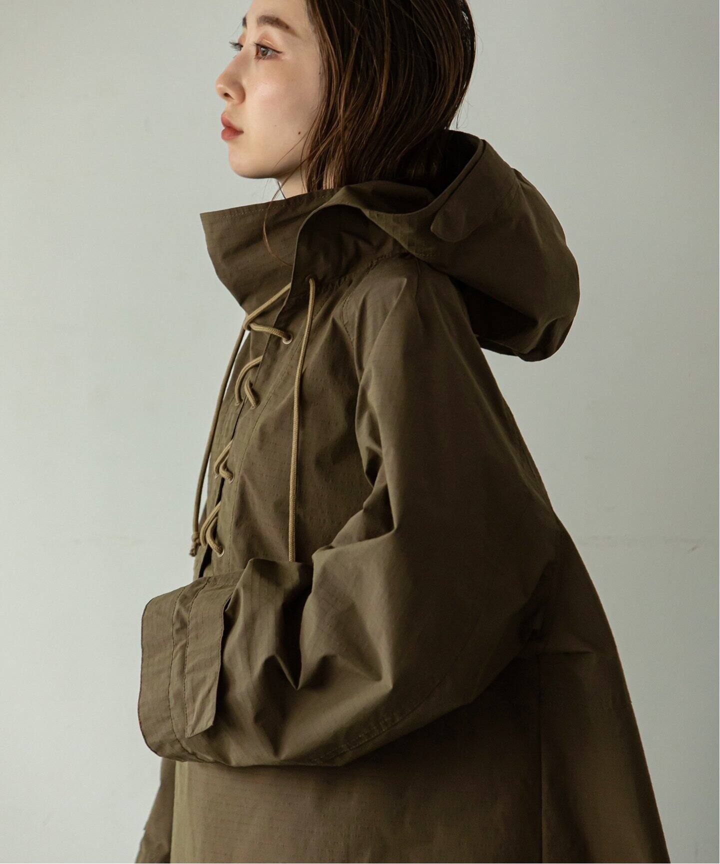大人気新品  40000円NOBLEノーブルエヌジャム細部まで可愛いロングアノラック ジャケット・アウター