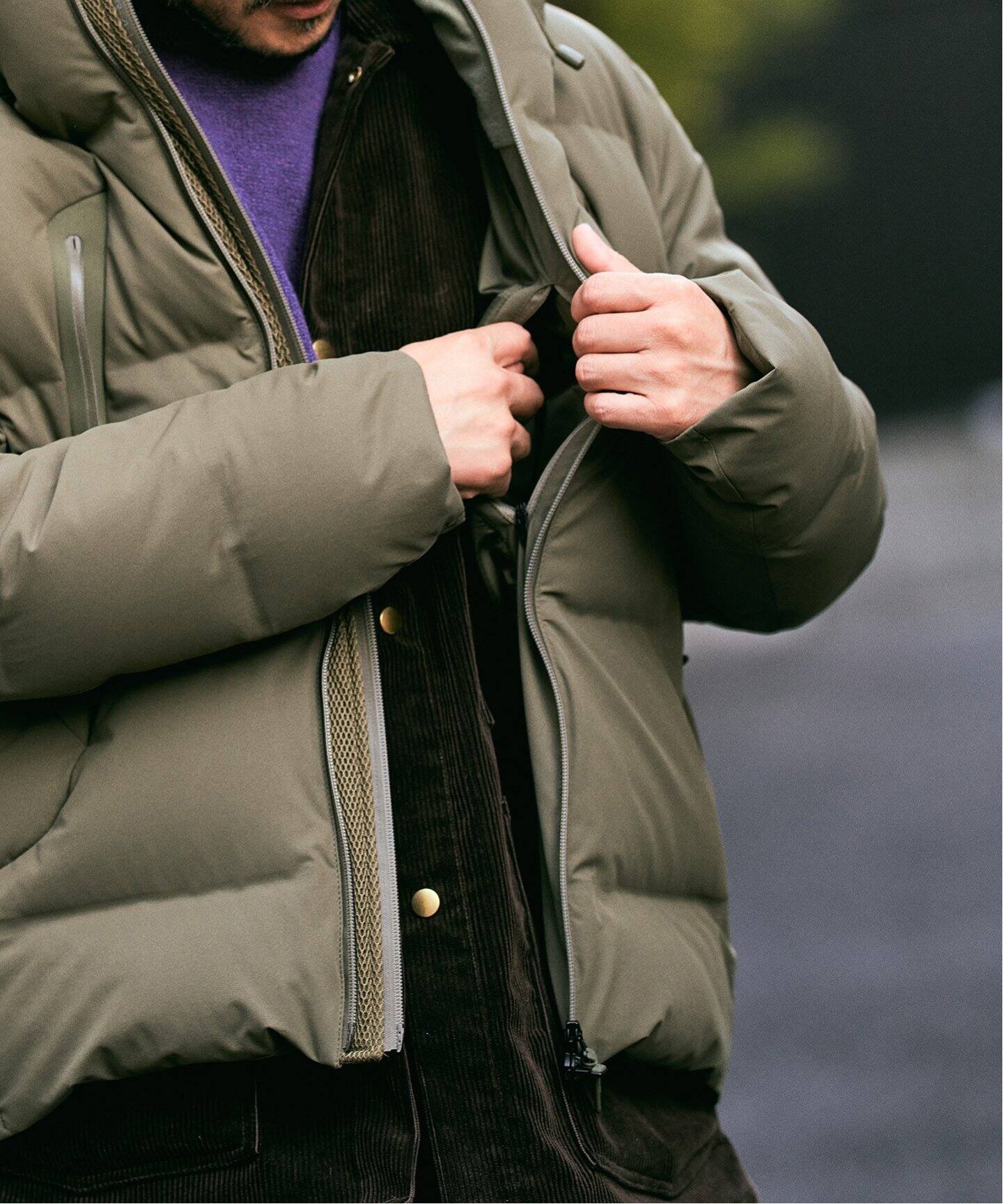 DESCENTE ALLTERRAIN / オルテライン】 別注 水沢ダウンマウンテニア