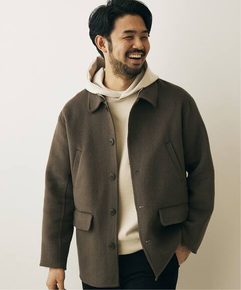 リバーウール ハーフコート 417 Edifice フォーワンセブン エディフィス 公式のファッション通販 21011312320530 Baycrew S Store