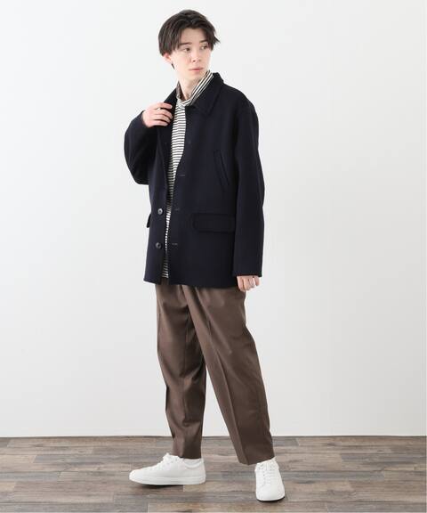 リバーウール ハーフコート 417 Edifice フォーワンセブン エディフィス 公式のファッション通販 21011312320530 Baycrew S Store