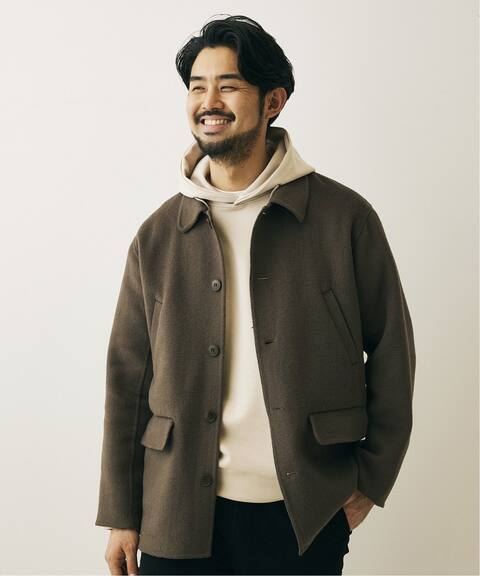 リバーウール ハーフコート 417 Edifice フォーワンセブン エディフィス 公式のファッション通販 21011312320530 Baycrew S Store