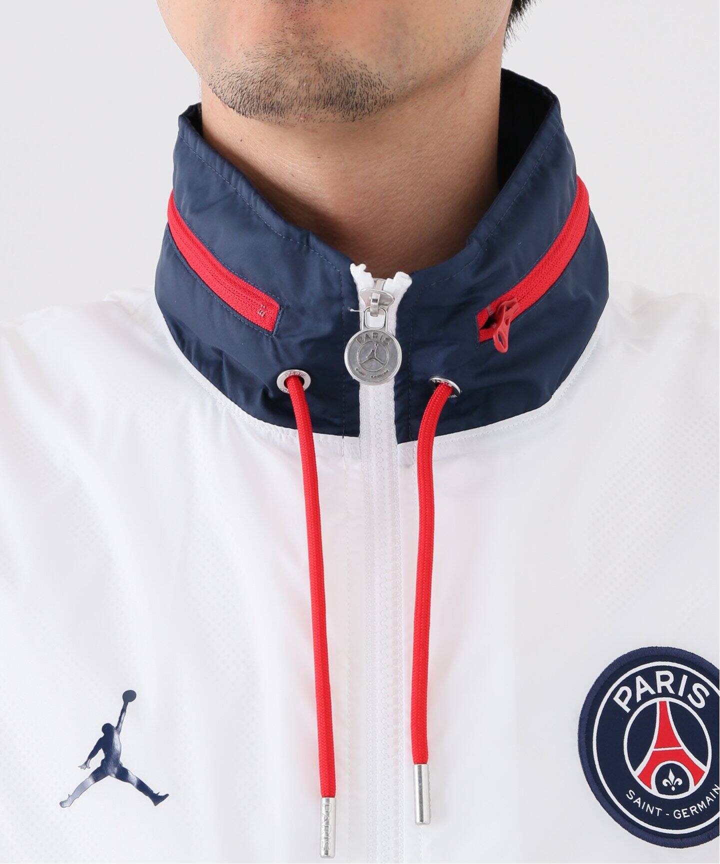 JORDAN × Paris Saint-Germain】ナイロン フーディ ジャケット|Paris JORDAN × Paris Saint-Germain】ナイロン フーディ ジャケット|Paris