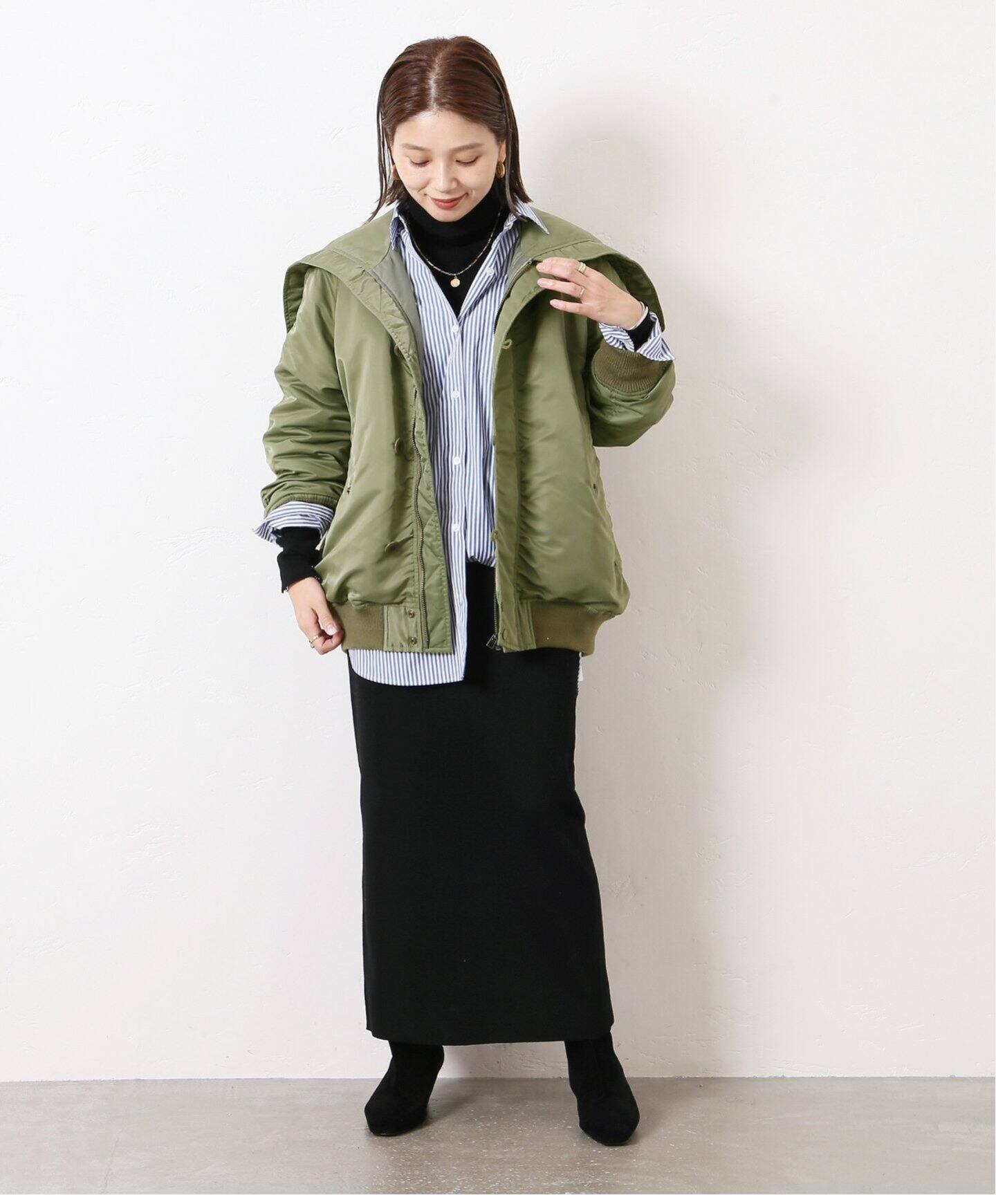 ジャーナルスタンダード ワッシャーナイロンギャザーブルゾン JOURNAL