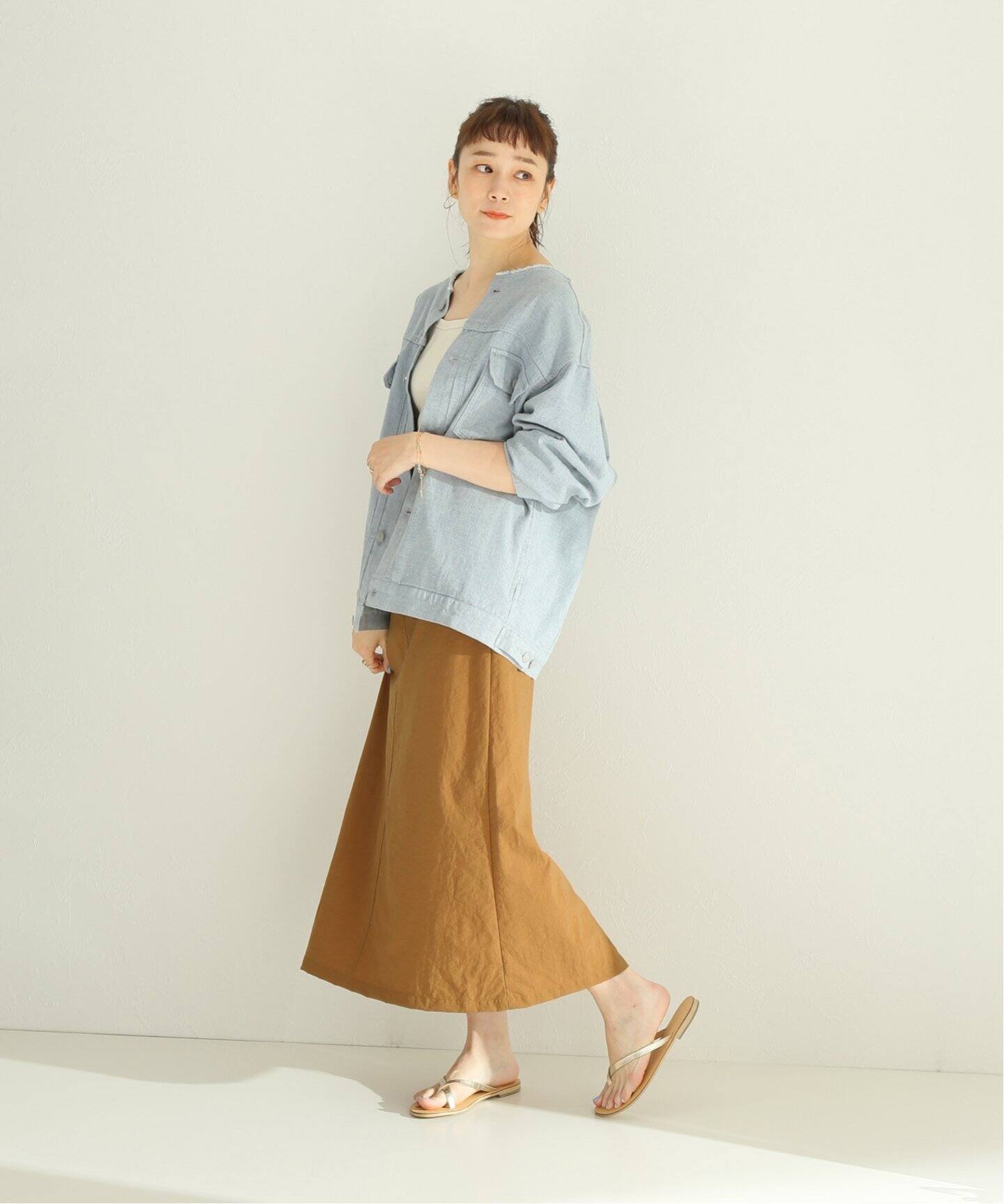 【時間指定不可】 ★関税・送料込み★MSGM★コットンデニムジャケット デニムジャケット リサイクルデニムノーカラージャケット◇|JOURNAL STANDARD relume